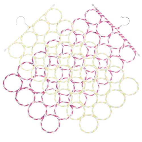 FUTUREORYY 2 Stück Papageien Kletternetz für Farbige Vogel Spielzeuge für Papageien und Nymphensittiche Vogelkäfig Spielmöglichkeit für Ihre Haustiere Zufällige Farbe von FUTUREORYY