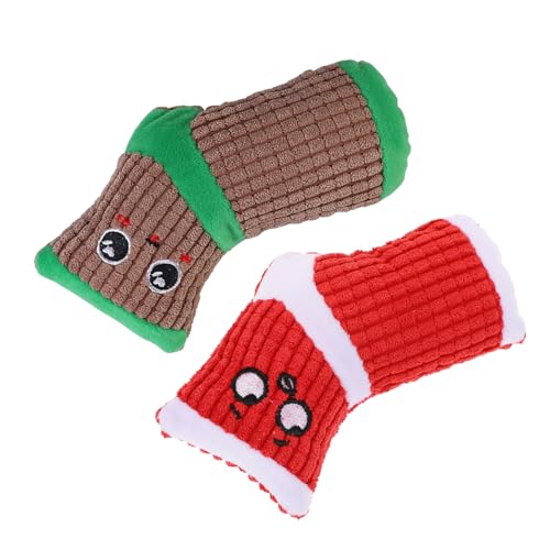 FUTUREORYY 2 Stück Plüschspielzeug für Interaktives Kauspielzeug für Welpen und Katzen Lustige Spielsocken mit Quietscher Fördert Gesunde Kaubedürfnisse und Beschäftigung FUTUREORYY 2 Stück Plüschspielzeug für Interaktives Kauspielzeug für Welpen und Katzen Lustige Spielsocken mit Quietscher Fördert Gesunde Kaubedürfnisse und Beschäftigung von FUTUREORYY