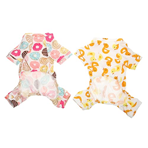 FUTUREORYY 2 Stück Teiliges Hundepyjama für Kleine Atmungsaktive und Bequeme Materialien für Besondere Anlässe und Fotoshootings mit Lustigem Design für Festliche von FUTUREORYY