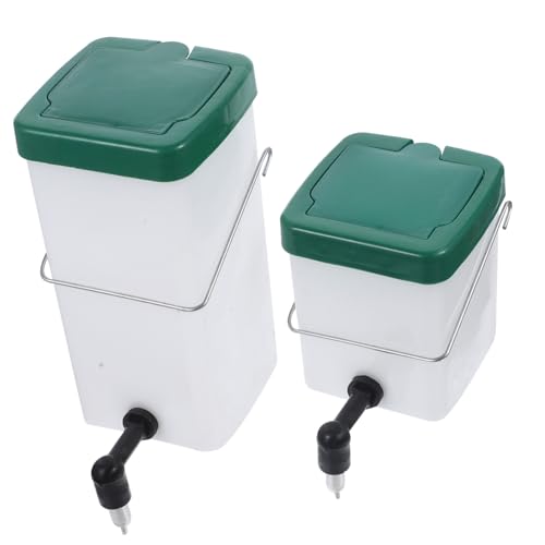 FUTUREORYY 2 Stück Teiliges Kaninchen Trinkflasche Automatischer Wasserspender Kleintier Hängend Auslaufsicher Bpa Frei Leicht zu Reinigen Für Meerschweinchen Hasen Käfig Zubehör von FUTUREORYY