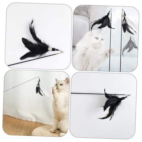 FUTUREORYY 2 Stück Teiliges Katzenspielzeug mit Holzgriff Ausziehbare Katzenangel Interaktives mit Langlebigen Federanhängern Geeignet für Katzenrassen Fördert Neugier und Aktivität FUTUREORYY 2 Stück Teiliges Katzenspielzeug mit Holzgriff Ausziehbare Katzenangel Interaktives mit Langlebigen Federanhängern Geeignet für Katzenrassen Fördert Neugier und Aktivität von FUTUREORYY