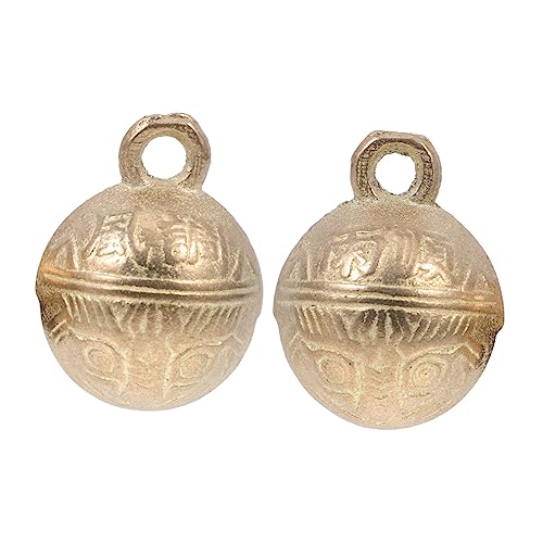 FUTUREORYY 2 Stück Tigerkopf Glocke Hundeglocke Glocken Haustier Anhänger Hängende Kupfer FUTUREORYY 2 Stück Tigerkopf Glocke Hundeglocke Glocken Haustier Anhänger Hängende Kupfer von FUTUREORYY