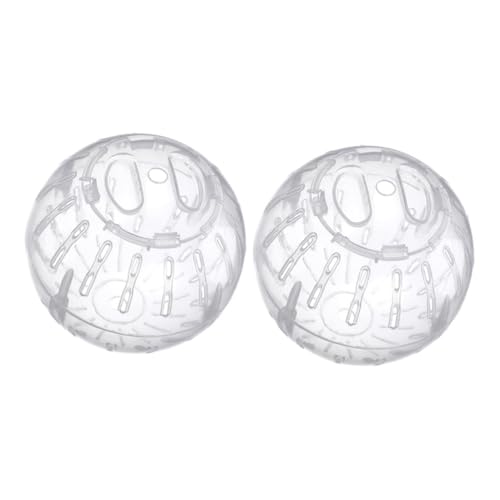 FUTUREORYY 2 Stück Transparenter Hamsterlaufball Mini Übungsball für Kleintiere Geräuscharmes Laufrad Vielseitiges Bewegungsspielzeug für Zwerghamster und Kleine Haustiere Fördert Gesundheit FUTUREORYY 2 Stück Transparenter Hamsterlaufball Mini Übungsball für Kleintiere Geräuscharmes Laufrad Vielseitiges Bewegungsspielzeug für Zwerghamster und Kleine Haustiere Fördert Gesundheit von FUTUREORYY