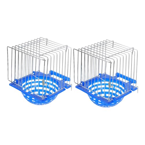 FUTUREORYY 2 Stück Vogelnester für draußen Vogel entspannendes Nestbecken Sittich Nest Papageienbrutnest Vogelnestbehälter Vögel Kunststoffnest Kanariennest für Käfige Taubennest Abs Blau FUTUREORYY 2 Stück Vogelnester für draußen Vogel entspannendes Nestbecken Sittich Nest Papageienbrutnest Vogelnestbehälter Vögel Kunststoffnest Kanariennest für Käfige Taubennest Abs Blau von FUTUREORYY