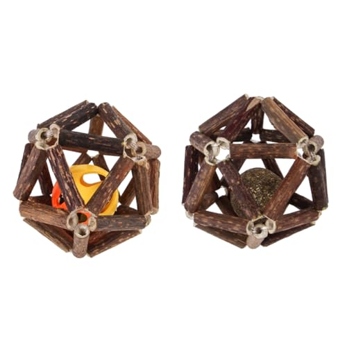 FUTUREORYY 2Stücke Katzenball Mit Glocke Katzenspielzeug Aus Strapazierfähigem Material Für Zahnpflege Und Stressabbau Katzengras Für Katzen FUTUREORYY 2Stücke Katzenball Mit Glocke Katzenspielzeug Aus Strapazierfähigem Material Für Zahnpflege Und Stressabbau Katzengras Für Katzen von FUTUREORYY