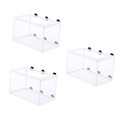 FUTUREORYY 3 Stück Großes Fischbrutnetz Teilig mit Saugnapf Isolierende Fischzuchtbox für Aquarien Langlebiges Aufzuchtbecken mit Geeignetem Maschennetz für Bessere Wasserzirkulation und FUTUREORYY 3 Stück Großes Fischbrutnetz Teilig mit Saugnapf Isolierende Fischzuchtbox für Aquarien Langlebiges Aufzuchtbecken mit Geeignetem Maschennetz für Bessere Wasserzirkulation und von FUTUREORYY