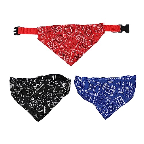 FUTUREORYY 3 Stück Haustierhalsband Hundebandana Groß Bestickt Hunde Speichel Handtuch Schal Klein Mittel Halsband Für Hunde Kühlung Haustier-lätzchen Bandana Hund Polyester Baumwolle FUTUREORYY 3 Stück Haustierhalsband Hundebandana Groß Bestickt Hunde Speichel Handtuch Schal Klein Mittel Halsband Für Hunde Kühlung Haustier-lätzchen Bandana Hund Polyester Baumwolle von FUTUREORYY