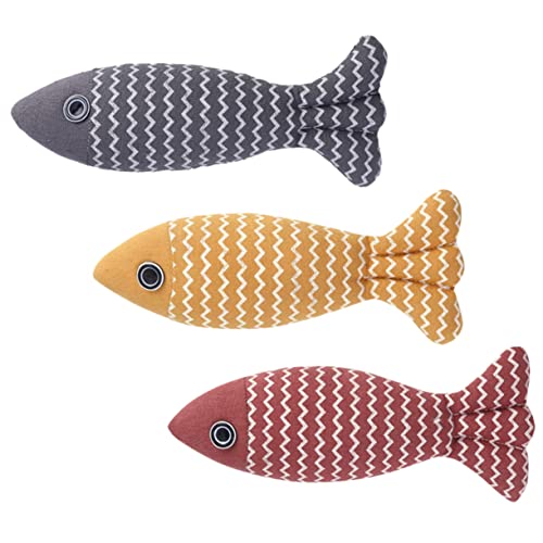FUTUREORYY 3 Stück Katzenspielzeugkissen Fisch für Katzen Produkte für Katzen neckisch Nip- Kleine Katzenspielzeug Heimtierbedarf Hauskatzenspielzeug Stoff FUTUREORYY 3 Stück Katzenspielzeugkissen Fisch für Katzen Produkte für Katzen neckisch Nip- Kleine Katzenspielzeug Heimtierbedarf Hauskatzenspielzeug Stoff von FUTUREORYY