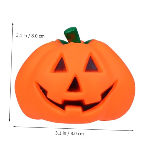 FUTUREORYY 3 Stück Teiliges Hundespielzeug Halloween Kürbisform Quietscher Interaktives Haustier Ball für Training und Beschäftigung Langlebig Leicht und Tragbar von FUTUREORYY