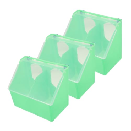 FUTUREORYY 3 Stücke Multifunktionale Hängebox Feeder Outdoor Vogel Papagei Lebensmittel Wasser Käfig Halter Taube Fütterung Halter Kunststoff Grün FUTUREORYY 3 Stücke Multifunktionale Hängebox Feeder Outdoor Vogel Papagei Lebensmittel Wasser Käfig Halter Taube Fütterung Halter Kunststoff Grün von FUTUREORYY
