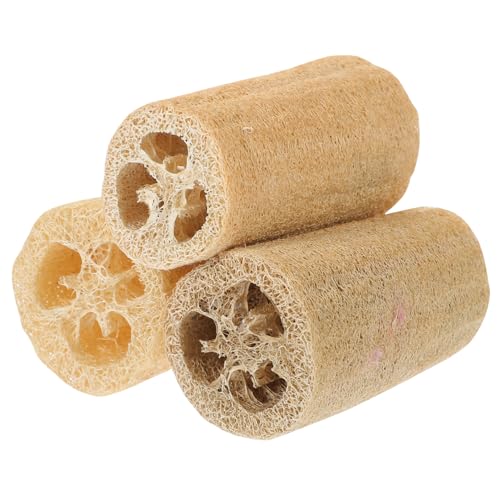 FUTUREORYY 3Stücke Hamster Aus Natürlichem Luffa Molarstücke Für Gesunde Zähne Kauen Für Nager Und Kleintiere Fördert Bewegung Und Destruktives von FUTUREORYY