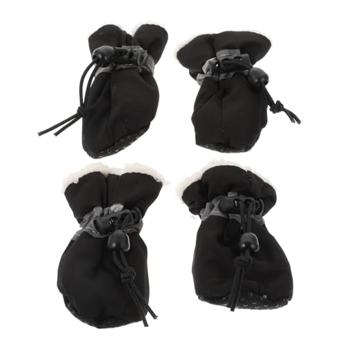 FUTUREORYY 4 Stück Haustier Schuhüberzüge Hundestiefel Hundeschuhe Für Kleine Hunde Warme Schuhe Outdoor Haustierschuhe rutschfeste Hundesohlen Pfoten Katzen Booties Für Den Winter FUTUREORYY 4 Stück Haustier Schuhüberzüge Hundestiefel Hundeschuhe Für Kleine Hunde Warme Schuhe Outdoor Haustierschuhe rutschfeste Hundesohlen Pfoten Katzen Booties Für Den Winter von FUTUREORYY