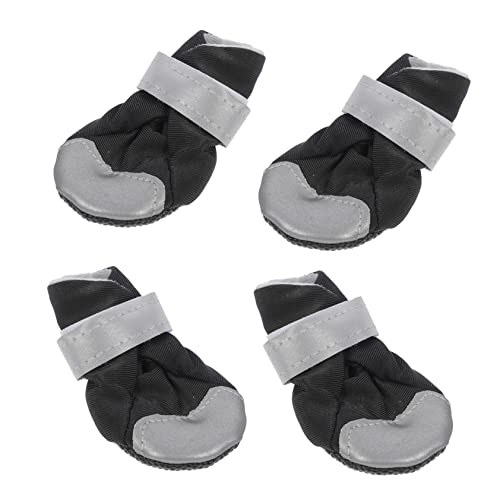 FUTUREORYY 4 Stück Hundeschuhe Welpen Winterschuhe Hundesocken Pfotenschutz Hundepfoten rutschfeste Hundestiefel Hundestiefel Für Kaltes Wetter Haustierstiefel Verstellbare FUTUREORYY 4 Stück Hundeschuhe Welpen Winterschuhe Hundesocken Pfotenschutz Hundepfoten rutschfeste Hundestiefel Hundestiefel Für Kaltes Wetter Haustierstiefel Verstellbare von FUTUREORYY