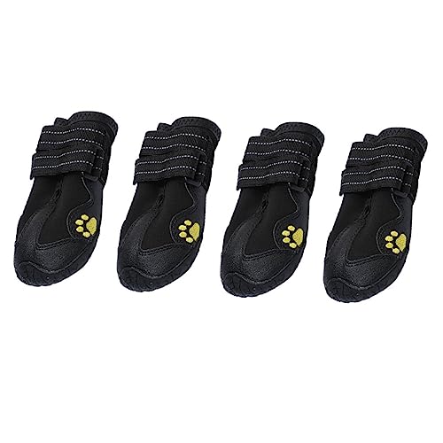 FUTUREORYY 4 Stück Hundeschuhe für Kleine rutschfeste wasserdichte und Strapazierfähige Hundestiefel für Drinnen und Draußen Pfotenschutz für Jahreszeiten FUTUREORYY 4 Stück Hundeschuhe für Kleine rutschfeste wasserdichte und Strapazierfähige Hundestiefel für Drinnen und Draußen Pfotenschutz für Jahreszeiten von FUTUREORYY