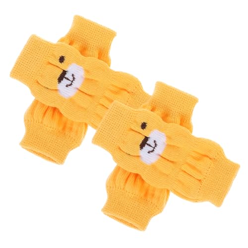 FUTUREORYY 4 Stück Teiliges Hundebeinsocken aus Langlebigem Material rutschfest mit Hoher Traktion Schützend und Warm für Kleine Hunde und Welpen Niedliche Haustierpfotenschutz socken von FUTUREORYY