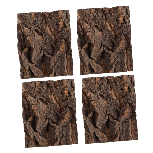 FUTUREORYY 4stücke Reptilien-Terrarium-dekor Kletterwand Versteck Plattform Für Schlangen Spinnen Geckos Robuste Naturmaterialien Einfache Reinigung Ergänzung Für Reptilien Und Kleine von FUTUREORYY