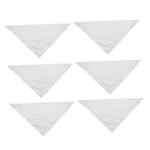 FUTUREORYY 6 Stück Teiliges Haustier Dreieckstücher aus Polyester Atmungsaktiv Modisch Komfortabel Vielseitig für Hunde und Katzen Dekorative Sabberschutztücher für Party und Alltag von FUTUREORYY