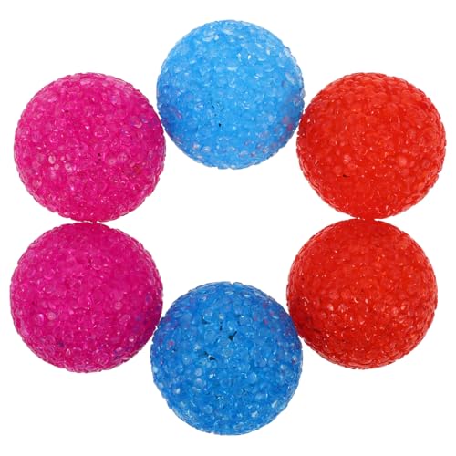 FUTUREORYY 6 Stück Teiliges Katzenspielzeug Bunte Glockenbälle für Haustiere Interaktives Ballspiel Bewegung und Jagdinstinkt Geeignet für Katzen und Kätzchen Spielerisches Zufällige Farbe von FUTUREORYY