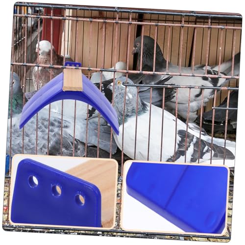 FUTUREORYY 6 Stück Teiliges Pigeon Roost aus Massivem Holz Stabiler Pigeon Perch Stand für Tauben und Papageien rutschfeste Vogel Sitzbretter für Vogelkäfig und Vogelhaus von FUTUREORYY