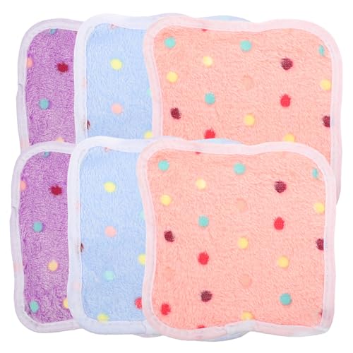 FUTUREORYY 6 Stück Weiche Hamsterpads aus Korallenvlies Kuschelige Matten für Kleintierkäfige für Meerschweinchen und Hamster Warm und Bequem für Alltag FUTUREORYY 6 Stück Weiche Hamsterpads aus Korallenvlies Kuschelige Matten für Kleintierkäfige für Meerschweinchen und Hamster Warm und Bequem für Alltag von FUTUREORYY