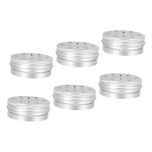 FUTUREORYY 6Er-Packung Duftbox für Hundetraining Ausrüstung Trainingsset für die Duftarbeit mit Hunden Nase Container Zug Geruchstrainingsgeräte Dufttrainingsdosen für Hunde Aluminium Silver von FUTUREORYY