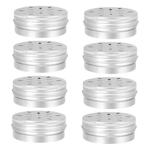 FUTUREORYY 8 Stück Duftbox für Hundetraining Duftarbeit für Hunde Geruchstraining für Hunde Geruchstrainingsdosen Hundenasen-Metallbehälter Trainingsduftdosen Aluminium Silver von FUTUREORYY