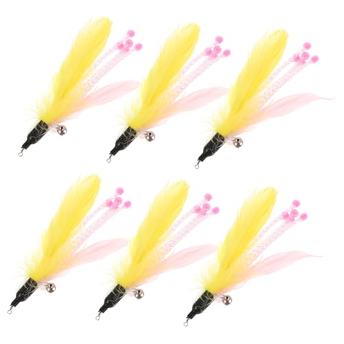 FUTUREORYY 8 Stück Teiliges Katzenspielzeug Federn Ersatz für Interaktive Katzenangel mit Klang Fördert Beweglichkeit und Koordination Geeignet für Altersstufen für Gemeinsames Spiel und FUTUREORYY 8 Stück Teiliges Katzenspielzeug Federn Ersatz für Interaktive Katzenangel mit Klang Fördert Beweglichkeit und Koordination Geeignet für Altersstufen für Gemeinsames Spiel und von FUTUREORYY