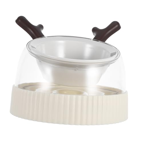 FUTUREORYY Anti-Kipp-haustiernapf Einfache Hundenäpfe Welpen-Puzzle-Feeder Haustier Slow Food Basin Haustier -essschale Langsame Wasserschüssel Haustierfutterhalter Keramik Light Brown von FUTUREORYY