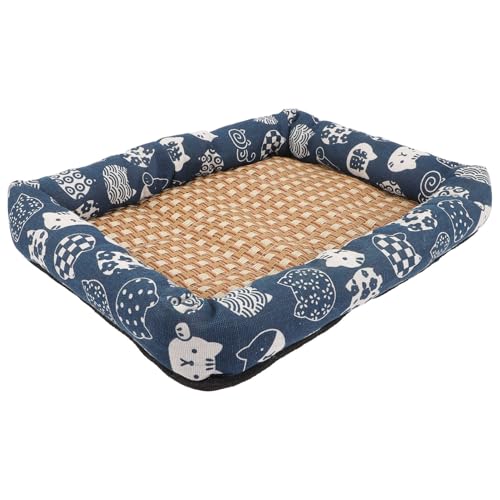 FUTUREORYY Atmungsaktive Hundekühlmatte aus Rattan Sommerliche Kühlmatte für Kleine Kühlende Schlafmatte Quadratisches Hundebett für Haustiere für Heiße Wasserabweisend und Langlebig FUTUREORYY Atmungsaktive Hundekühlmatte aus Rattan Sommerliche Kühlmatte für Kleine Kühlende Schlafmatte Quadratisches Hundebett für Haustiere für Heiße Wasserabweisend und Langlebig von FUTUREORYY