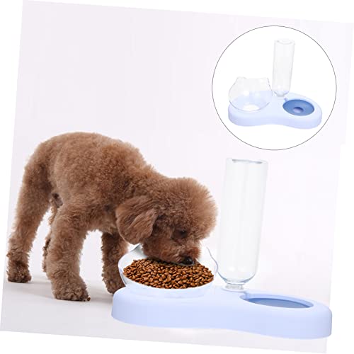FUTUREORYY Automatischer Wassernapf für Hunde und Katzen Halbrundes Design Kippsicherer Trinknapf Selbstnachfüllend Rutschfester Futternapf aus Sicherem Material Leicht zu Reinigen von FUTUREORYY