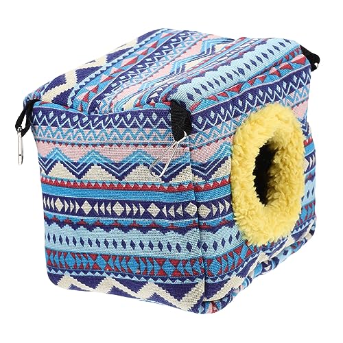 FUTUREORYY Baumwollnest goldenes Blumennest Bett für Kleintiere Kleines Meerschweinchenbett hängend meerschweinchen Bett meerschweinchen versteck warmes Haustiernest Baumwolle Blau FUTUREORYY Baumwollnest goldenes Blumennest Bett für Kleintiere Kleines Meerschweinchenbett hängend meerschweinchen Bett meerschweinchen versteck warmes Haustiernest Baumwolle Blau von FUTUREORYY