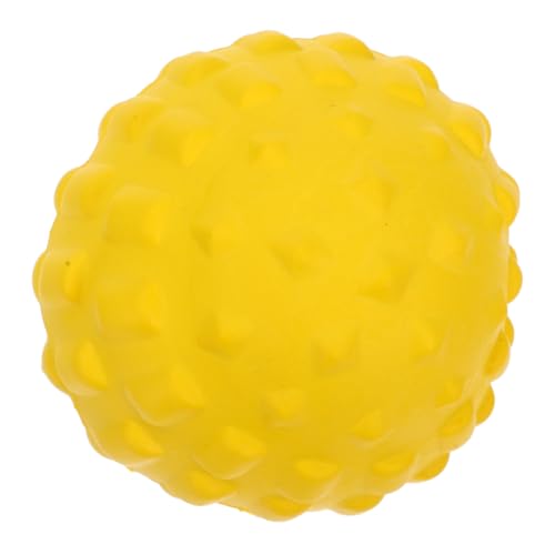 FUTUREORYY Bissbeständiges Hundeball Klein Für Haustiere Hundespielzeug Zum Mahlkugel Knirschende Kugel Für Die Zähne Eines Welpen Yellow Eva FUTUREORYY Bissbeständiges Hundeball Klein Für Haustiere Hundespielzeug Zum Mahlkugel Knirschende Kugel Für Die Zähne Eines Welpen Yellow Eva von FUTUREORYY