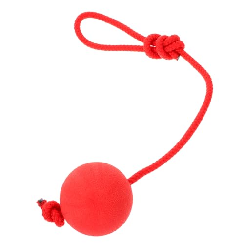 FUTUREORYY Bissfester Gummiball mit Seil Robust Elastisch für Hund Welpen Trainingsspielzeug Outdoor Geeignet Rot Zufällige Farbe Zufällige Farbe FUTUREORYY Bissfester Gummiball mit Seil Robust Elastisch für Hund Welpen Trainingsspielzeug Outdoor Geeignet Rot Zufällige Farbe Zufällige Farbe von FUTUREORYY