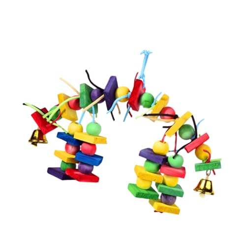 FUTUREORYY Buntes Papageien kauspielzeug aus Natürlichem Holz Langlebiges Vogelspielzeug zum Beißen und Geeignet für Wellensittiche und Andere Haustier vögel Attraktives Design FUTUREORYY Buntes Papageien kauspielzeug aus Natürlichem Holz Langlebiges Vogelspielzeug zum Beißen und Geeignet für Wellensittiche und Andere Haustier vögel Attraktives Design von FUTUREORYY