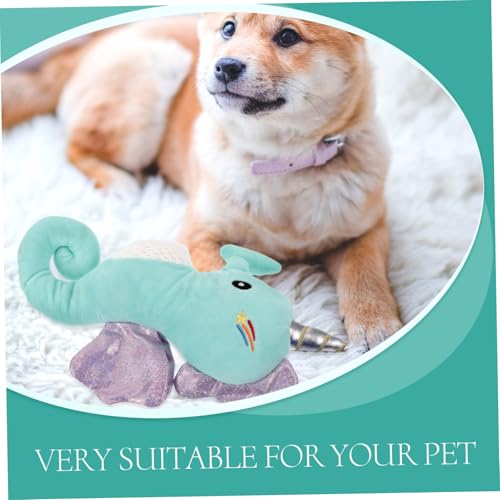 FUTUREORYY Cartoon Quietschendes Hundespielzeug aus Weichem Plüsch Strapazierfähiges Kauspielzeug für Kleine Hunde Fördert Spielerische Beschäftigung und Zahnpflege Langlebig und Beißfest von FUTUREORYY