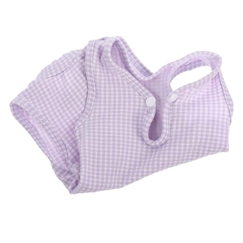 FUTUREORYY Cat -chirurgie -erholungsservice Haustierkleidung Kitten-chirurgie-erholungsanzug Kätzchen Gestreiftes Hemd Erholungsoutfit Für Haustier Violet Baumwolle von FUTUREORYY