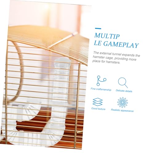 FUTUREORYY DIY Hamstertunnel aus Langlebigem Kunststoff Robustes Hamsterkäfig zubehör Installieren Sicher für Hamster und Igel Erweiterbares Röhrensystem für Abwechslungsreiches FUTUREORYY DIY Hamstertunnel aus Langlebigem Kunststoff Robustes Hamsterkäfig zubehör Installieren Sicher für Hamster und Igel Erweiterbares Röhrensystem für Abwechslungsreiches von FUTUREORYY
