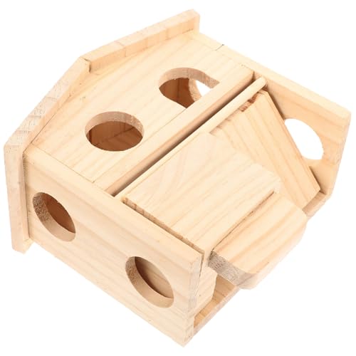 FUTUREORYY Deck Für Hamster Und Chinchillas Kleintier Spielplatz Mit Rückzugsort Sicheres Hamsternest Für Aktivität Für Kleine Haustiere Stöckige von FUTUREORYY