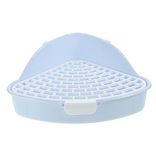 FUTUREORYY Kaninchen Katzentoilette Ecktoilette aus Kunststoff für Kleintiere Haustier Trainingsecke mit Filterboden Geruchsreduzierend Große Töpfchen für Meerschweinchen und Chinchillas FUTUREORYY Kaninchen Katzentoilette Ecktoilette aus Kunststoff für Kleintiere Haustier Trainingsecke mit Filterboden Geruchsreduzierend Große Töpfchen für Meerschweinchen und Chinchillas von FUTUREORYY