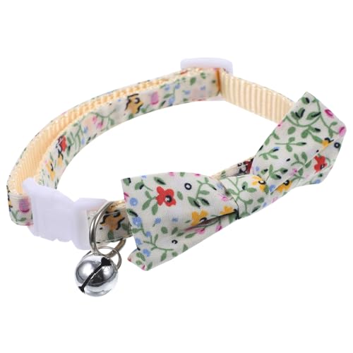 FUTUREORYY Einstellbares Katzenhalsband mit Glöckchen und Fliege Dekoratives Haustierhalsband für Partys Hochzeiten und Süßes Katzenhalsband für Tägliches und Besondere Anlässe FUTUREORYY Einstellbares Katzenhalsband mit Glöckchen und Fliege Dekoratives Haustierhalsband für Partys Hochzeiten und Süßes Katzenhalsband für Tägliches und Besondere Anlässe von FUTUREORYY