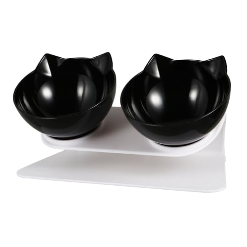 FUTUREORYY Erhöhte Katzenfutterschale mit Neigung Ergonomischer Schutz für Katzenhals Rutschfester Napf für Trocken Nassfutter Geeignet für Katzen Welpen und Kleine Hunde FUTUREORYY Erhöhte Katzenfutterschale mit Neigung Ergonomischer Schutz für Katzenhals Rutschfester Napf für Trocken Nassfutter Geeignet für Katzen Welpen und Kleine Hunde von FUTUREORYY