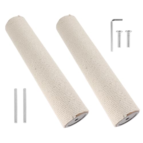 FUTUREORYY Ersatz Kratzpfosten für Katzenbaum Natürlicher Sisal Kratzstab mit Schrauben Stabiler Katzenbaum Ersatzteil für Indoor Katzenmöbel Einfache Schützt Möbel und Bietet Sicheren FUTUREORYY Ersatz Kratzpfosten für Katzenbaum Natürlicher Sisal Kratzstab mit Schrauben Stabiler Katzenbaum Ersatzteil für Indoor Katzenmöbel Einfache Schützt Möbel und Bietet Sicheren von FUTUREORYY