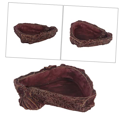 FUTUREORYY Essen Wasserschale Chamäleon Becken Futterspender Tarantel Baum Snack schüssel Reptile Water Basin Lizard Feeding Bowl Futternapf für Reptilien Schale aus Harz Zuchtschale FUTUREORYY Essen Wasserschale Chamäleon Becken Futterspender Tarantel Baum Snack schüssel Reptile Water Basin Lizard Feeding Bowl Futternapf für Reptilien Schale aus Harz Zuchtschale von FUTUREORYY