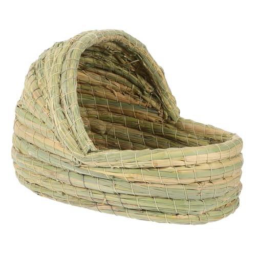 FUTUREORYY Geflochtenes Legenest aus Natürlichem Stroh für Hühner Kleines Nest Handgefertigtes Langlebiges Schlafbett Bequemes Hühnerhaus Leicht Tragbar und Pflegeleicht für Hühnerstall und von FUTUREORYY