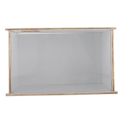 FUTUREORYY Große Hamsterbadewanne für Kleintiere Transparentes Sandbad für Chinchillas und Hamster Haustier Toilette Einfach zu Reinigen Lagern von FUTUREORYY