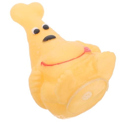 FUTUREORYY Hähnchensc Henkel Niedliches Quietschendes Hundespielzeug Quietschendes Huhn Hundespielzeug Huhn Quietschende Kauspielzeug Für Welpen Hundekundige Orange Vinyl von FUTUREORYY