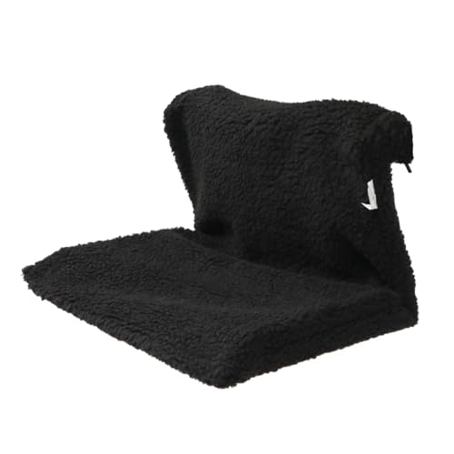 FUTUREORYY Hängendes Katzenbett Für Heizkörper Atmungsaktive Katzenhängematte Aus Schwarzem Fleece Platzsparend Und Installieren Für Katzen Und Kleine Hunde von FUTUREORYY