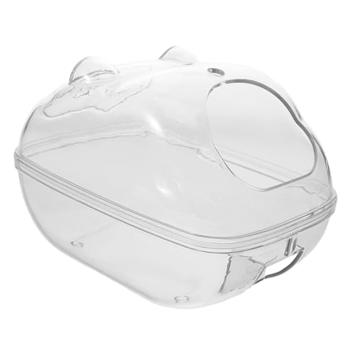 FUTUREORYY Hamster Badewanne Badebehälter Für Kleintiere Haustier Liefert Bad Sandbadbehälter Für Hamster Hamsterbadewanne Plastik Hamsterbad Hamstersandbadbadewanne Pp Transparent FUTUREORYY Hamster Badewanne Badebehälter Für Kleintiere Haustier Liefert Bad Sandbadbehälter Für Hamster Hamsterbadewanne Plastik Hamsterbad Hamstersandbadbadewanne Pp Transparent von FUTUREORYY