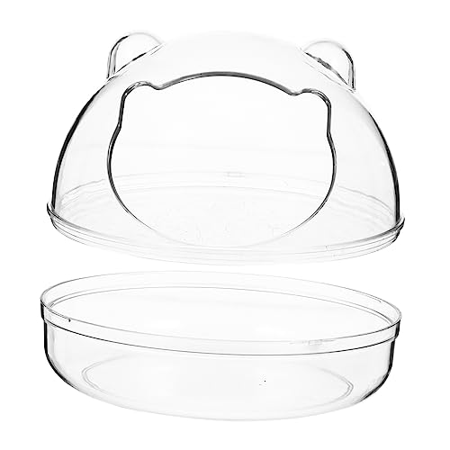 FUTUREORYY Hamster Badewanne aus Material Staubdichter Sandbadbehälter für Kleine Haustiere für Hamster Frettchen und Chinchillas Einfach zu Reinigen und Nutzung von FUTUREORYY