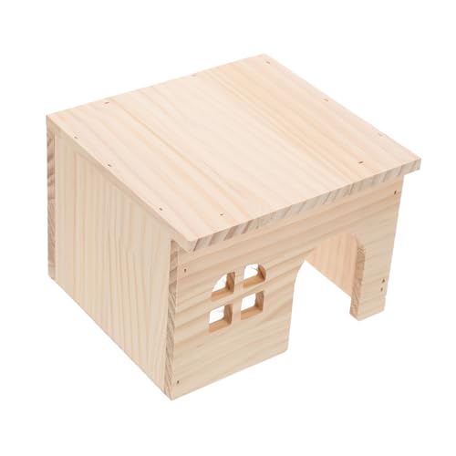 FUTUREORYY Hamster Futter und Versteckplattform aus Natürlichem Holz Multifunktionales Nagetierhaus mit Versteck und Trinkbereich Stilvolles und Nachhaltiges Kleintierhaus für Hamster FUTUREORYY Hamster Futter und Versteckplattform aus Natürlichem Holz Multifunktionales Nagetierhaus mit Versteck und Trinkbereich Stilvolles und Nachhaltiges Kleintierhaus für Hamster von FUTUREORYY